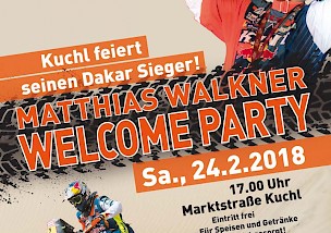 Das große Dakar-Fest für Matthias Walkner in Kuchl