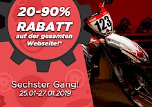 24 MX "Gear up!“ 20% bis 90% auf ALLES