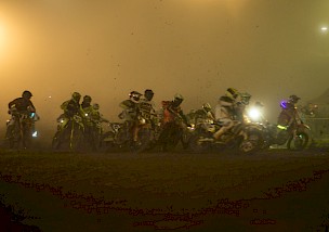 Flutlicht Motocross beim Hessencup in Aufenau