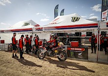 Das Monster Energy Honda Team will auf der guten Arbeit aufbauen, wenn die Dakar in die 2 Woche Startet