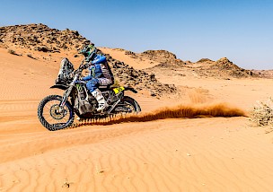 Ross Branch und Adrien Van Beveren sicher durch die achte Etappe der Rallye Dakar