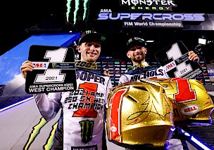 Monster Energy Star Yamaha Racing's Nichols und Cooper krönen sich zu Champions