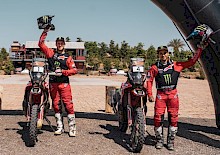 Monster Energy Honda Team: Mission bei der Sonora Rallye erfüllt Monster Energy Honda Team: Mission bei der Sonora Rallye erfüllt