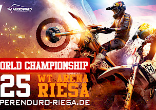 SuperEnduro Riesa am 4. Januar 2025 in der WT Energiesysteme Arena Riesa-Ticket-Vorverkauf startet am 1. Oktober 2024