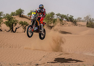 DANIEL SANDERS ZWEITSCHNELLSTER AUF DER ERSTEN ETAPPE DER RALLYE DU MAROC