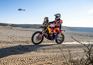 LUCIANO BENAVIDES IST AUF DER NEUNTEN ETAPPE DER DAKAR DER SCHNELLSTE