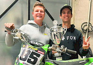 Jump & Race Kiel: Auch Kawasaki-Pilot Cedric Soubeyras hatte viel Spaß am Fun-Event