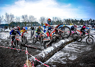 Wintermärchen beim 2. Lauf des DOWATEK Enduro Wintercup 2025 in Jessen