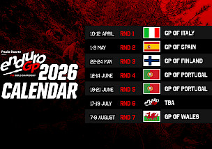 Vorläufiger Kalender der FIM EnduroGP-Weltmeisterschaft 2026