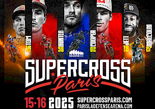 Supercross de Paris 2025 kehrt in die La Défense Arena zurück – live auf MXGP-TV!