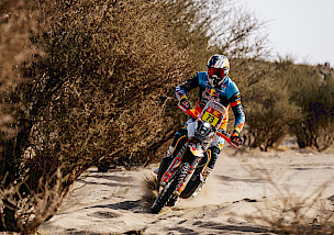 EDGAR CANET ERREICHT DRITTEN PLATZ AUF DER 11. ETAPPE, LUCIANO BENAVIDES ÜBERNIMMT WIEDER DIE FÜHRUNG BEI DER RALLYE DAKAR