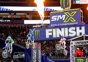 Monster Energy SMX Weltmeisterschaft 2026: Haiden Deegan sichert sich nach einem packenden Duell mit Levi Kitchen den Sieg in der 250SMX-Klasse in Seattle
