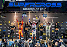 Monster Energy AMA Supercross Championship: Hunter Lawrence gewinnt den 7. Lauf, Pierce Brown eröffnet die Eastern Divisional 250SMX-Klasse mit einem Sieg in  Arlington