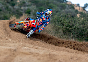 ADAC MX Masters: Simon Längenfelder, Rennpremiere auf der 450 ccm KTM in Dreetz