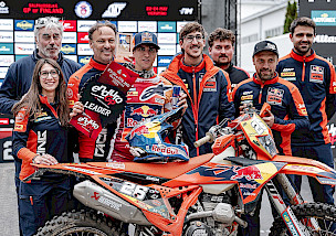 PERFEKTES WOCHENENDE FÜR RED BULL KTM BEIM ENDUROGP VON FINNLAND