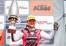 ERSTER PODIUMSPLATZ DES JAHRES FÜR COURTNEY DUNCAN